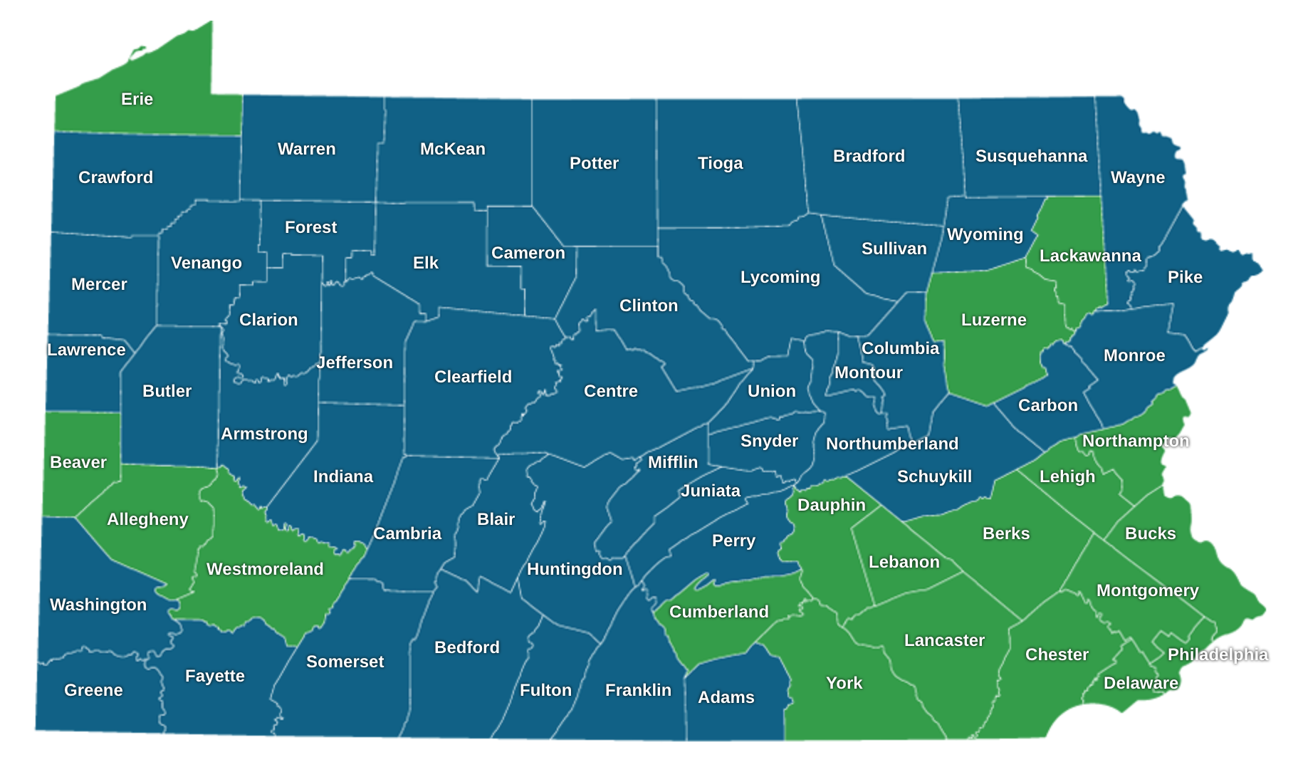 Pennsylvania Counties